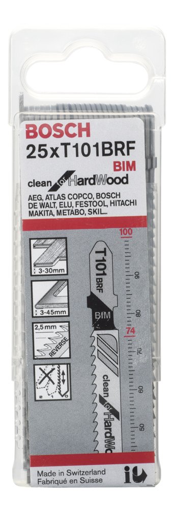 Bosch PRO Hardwood Clean Dekupaj Bıçağı T101BRF 25 li