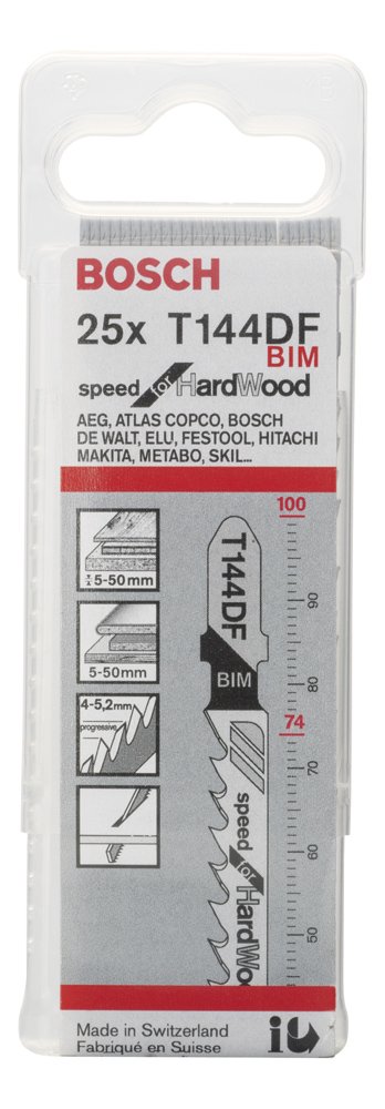 Bosch PRO Hardwood Fast Dekupaj Bıçağı T144DF 25 li