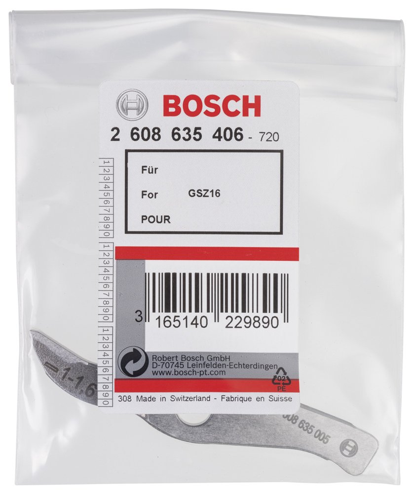 Bosch Sac Kesme Düz Bıçak (<1,6 mm) GSZ160