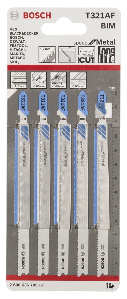 Bosch PRO Metal Pipes Dekupaj Bıçağı T321AF 5 li