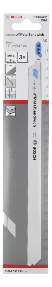 Bosch PRO Metal Sandwich Dekupaj Bıçağı T1018AFP 3lü