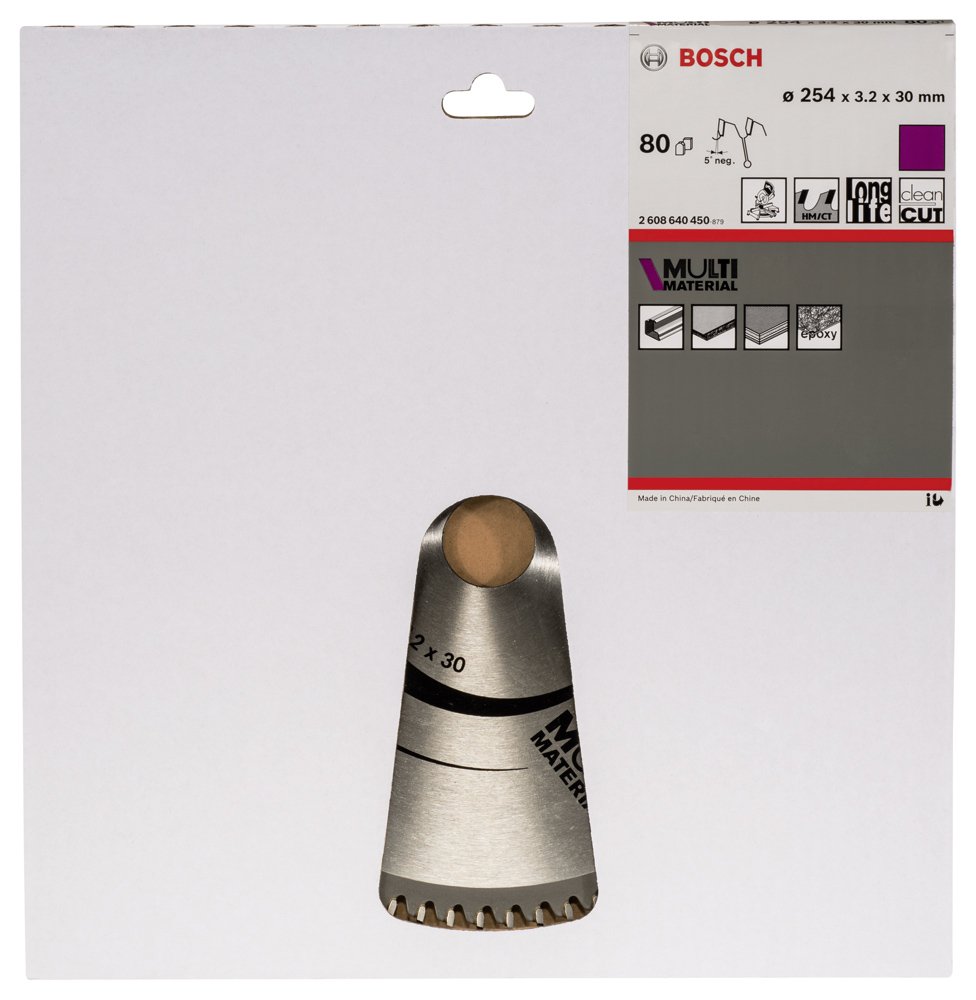 Bosch PRO MM Daire Test. Bıç. 254*30 mm 80 D G