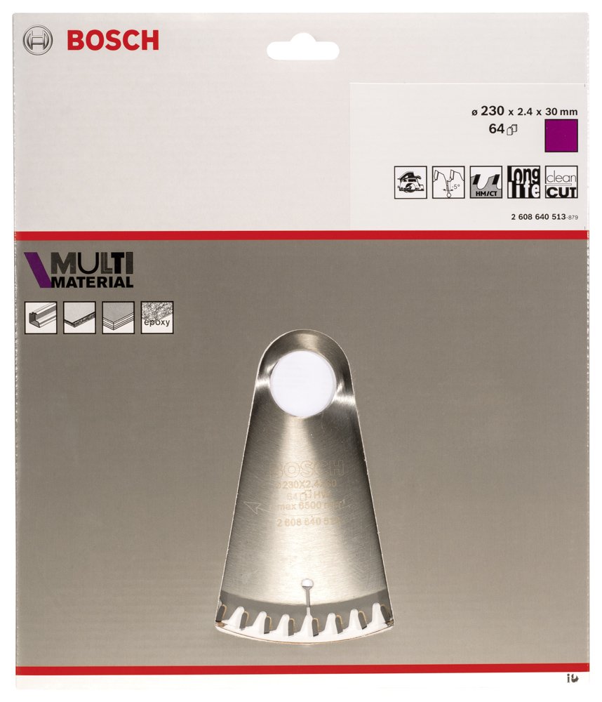 Bosch PRO MM Daire Test. Bıç. 230*30 mm 64 D E