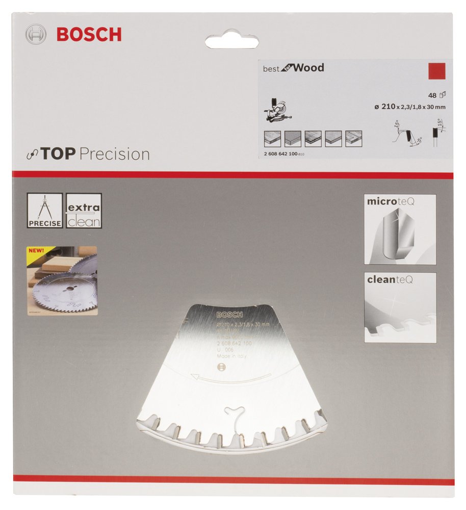 Bosch BFW Daire Test.Bıç. 210*30 mm 48 D G