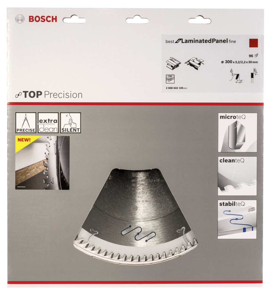 Bosch BLP Daire Test.Bıç Fine 300*30mm 96 D T