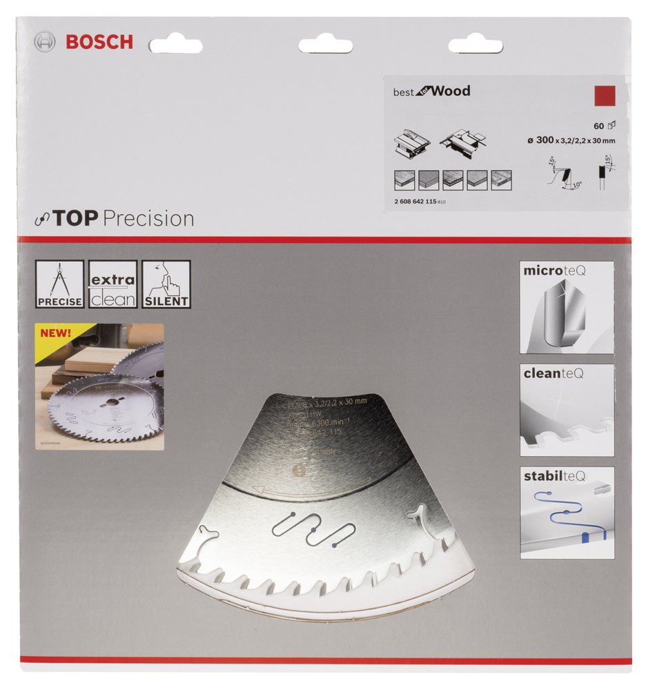 Bosch BFW Daire Test.Bıç. 300*30 mm 60 D T