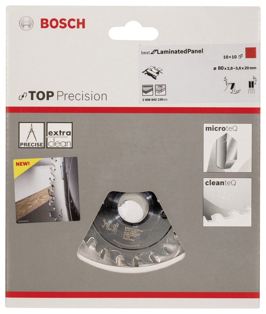 Bosch BLP Daire Test.Bıç. Çiz.80*20 mm10+10 D