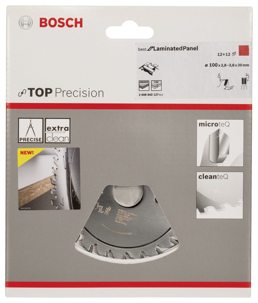Bosch BLP Daire Test.Bıç. Çiz.100*20 mm12+12 D