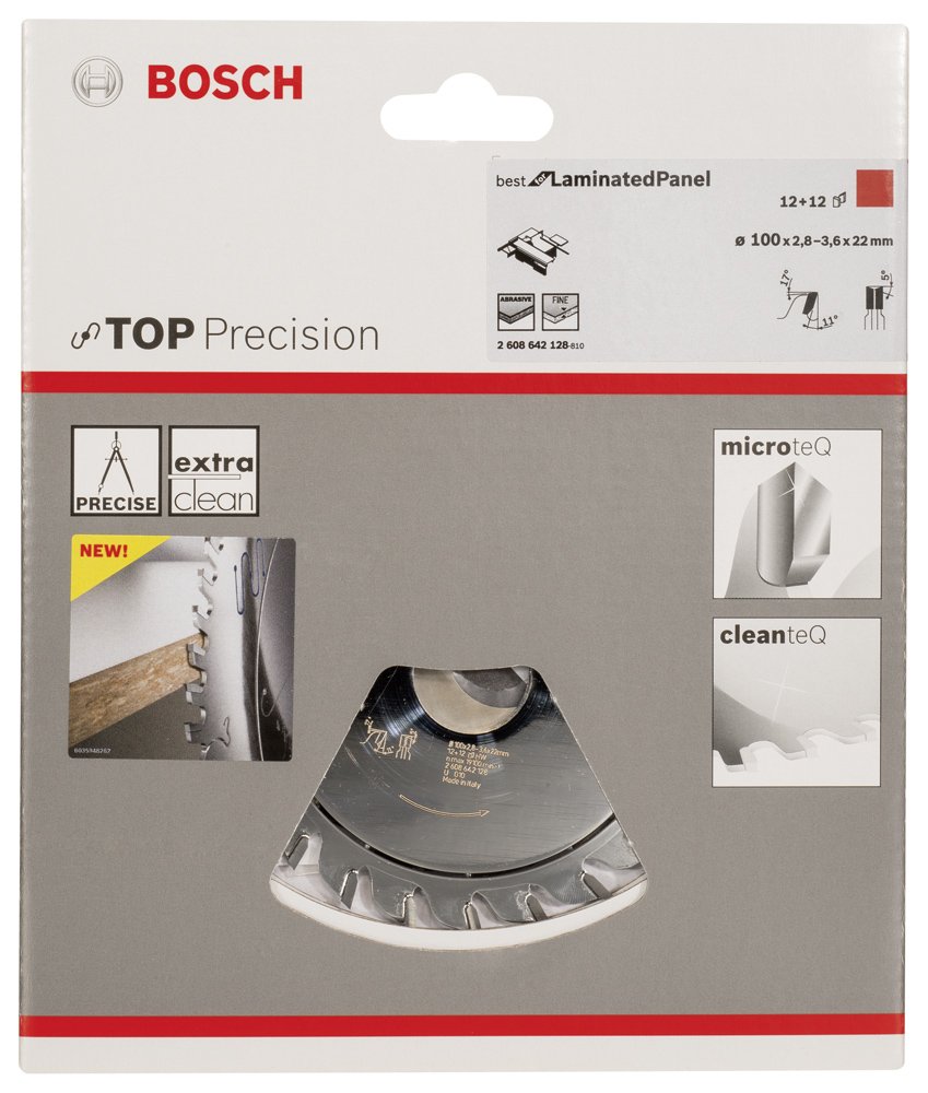 Bosch BLP Daire Test.Bıç. Çiz.100*22 mm12+12 D