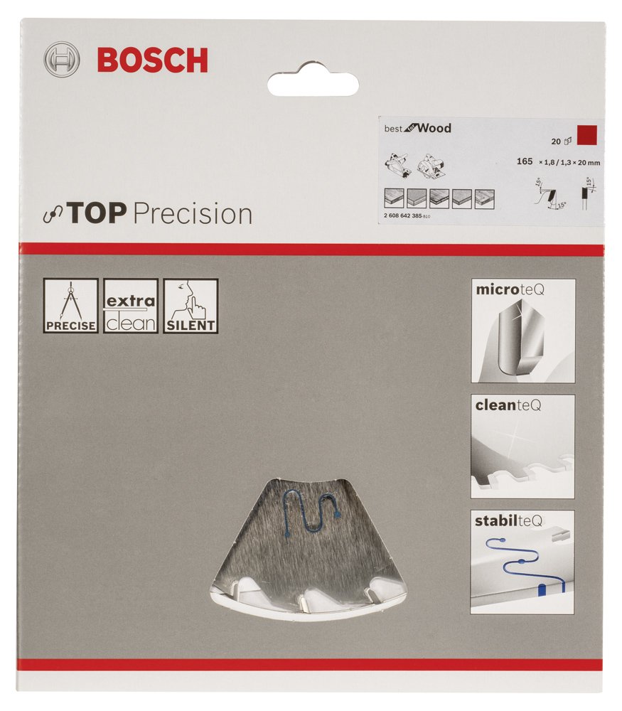 Bosch BFW Daire Test.Bıç. 165*20 mm 20 D E