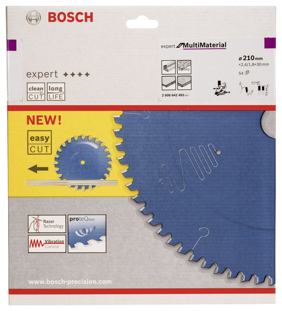 Bosch EXMM Daire Test. Bıç. 210*30 mm 54 D G