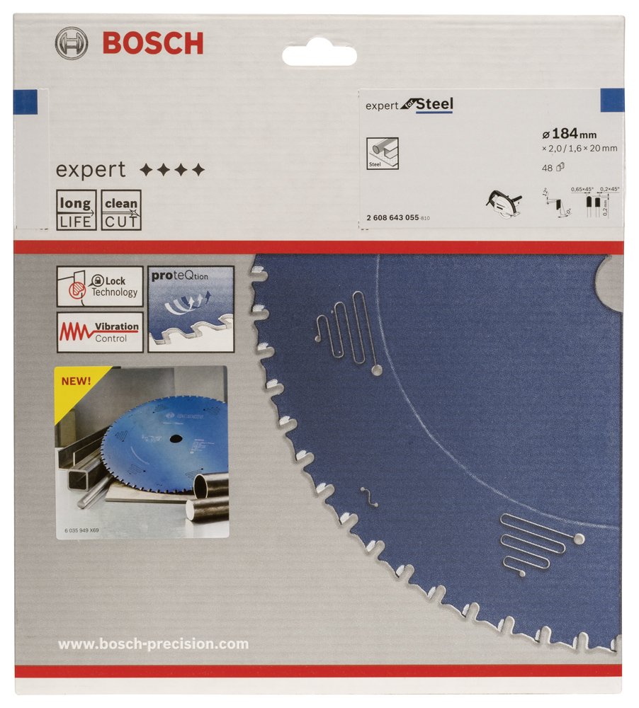 Bosch EXST Daire Test. Bıç. 184*20 mm 48 D E