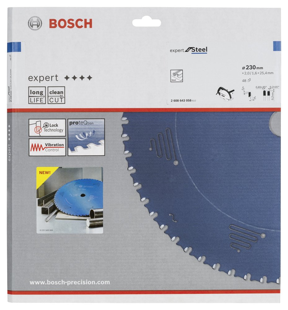 Bosch EXST Daire Test Bıç 235*25,40 mm 48 D E