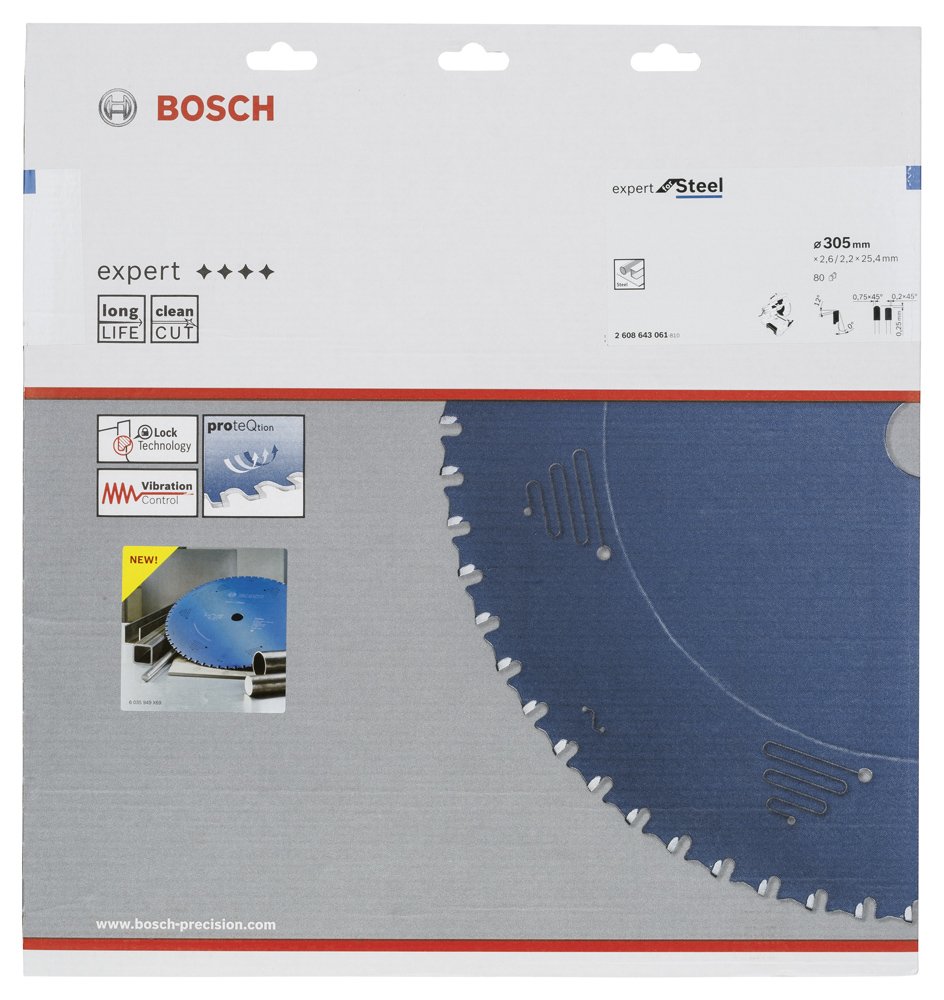 Bosch EXST Daire Test Bıç 305*25,40 mm 80 D G