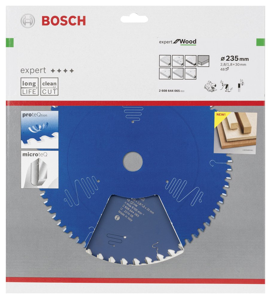 Bosch EXW Daire Test. Bıç. 235*30 mm 48 D E