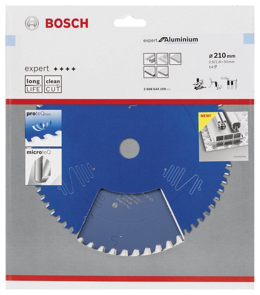 Bosch EXAL Daire Test. Bıç. 210*30 mm 54 D G