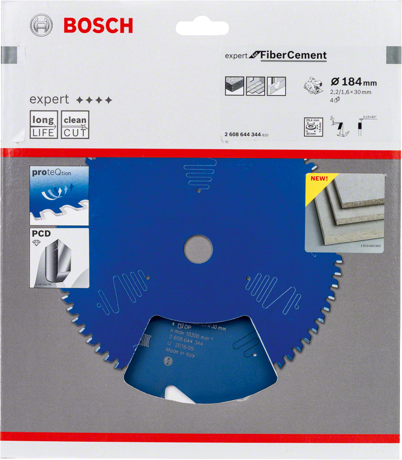 Bosch EXFCT Daire Test. Bıç. 184*30 mm 4 D E