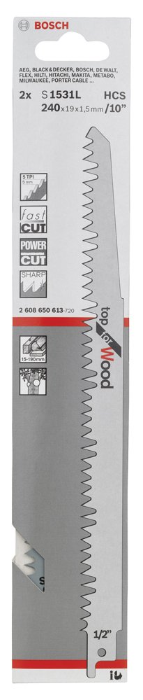 Bosch Panter Testere TopforWood S1531L 2 li