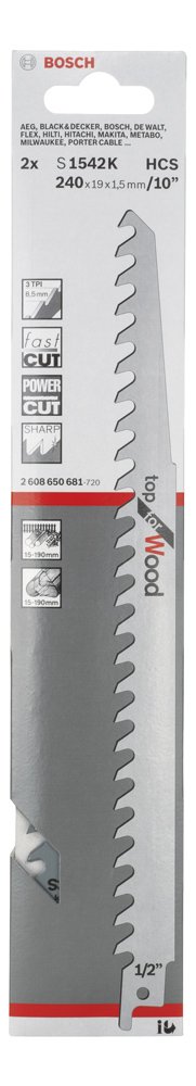 Bosch Panter Testere TopforWood S1542K 2 li