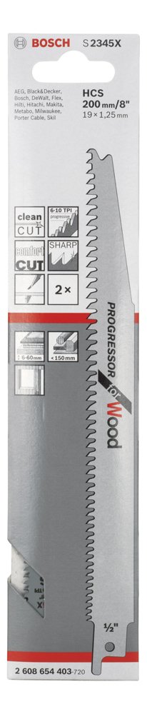 Bosch Panter Testere ProgforWood S2345X 2 li