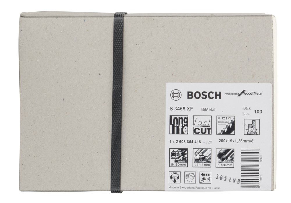 Bosch Panter Testere ProgforW&M S3456XF 100 lü
