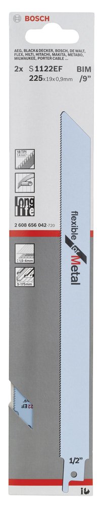 Bosch Panter Testere FlexforMetal S1122EF 2 li