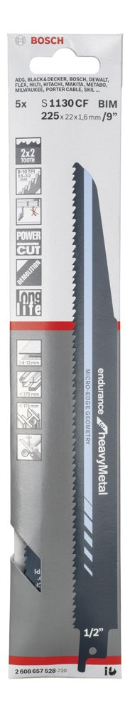 Bosch PRO Thick Metal Panter Testere S1130CF 5 li
