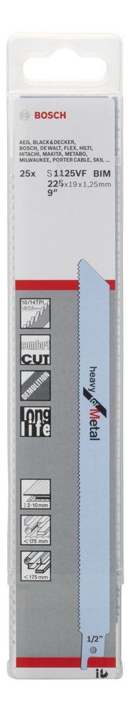 Bosch Panter Testere HeaforMetal S1125VF 25 li