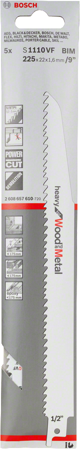 Bosch PRO Multi Material Panter Testere S1110VF 5 li