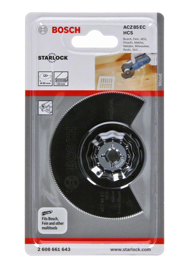 Bosch Starlock Testere Ucu WO ACZ 85 EC 1 li
