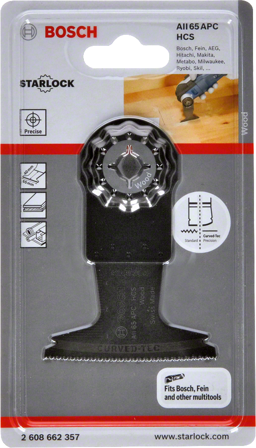 Bosch Starlock Testere Ucu WO AII 65 APC 1 li