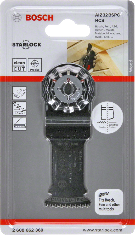 Bosch Starlock Testere Ucu HW AIZ 32 BSPC 1 li
