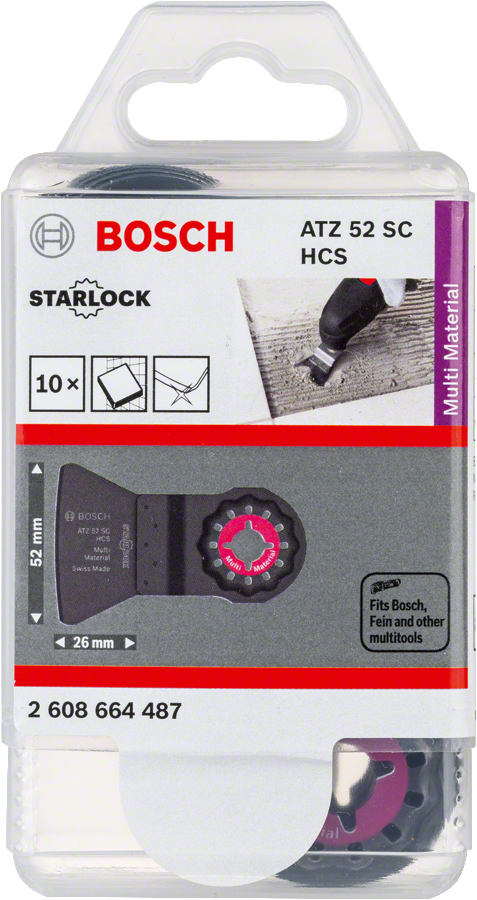 Bosch Starlock Testere Ucu MM ATZ 52 SC 10 lu