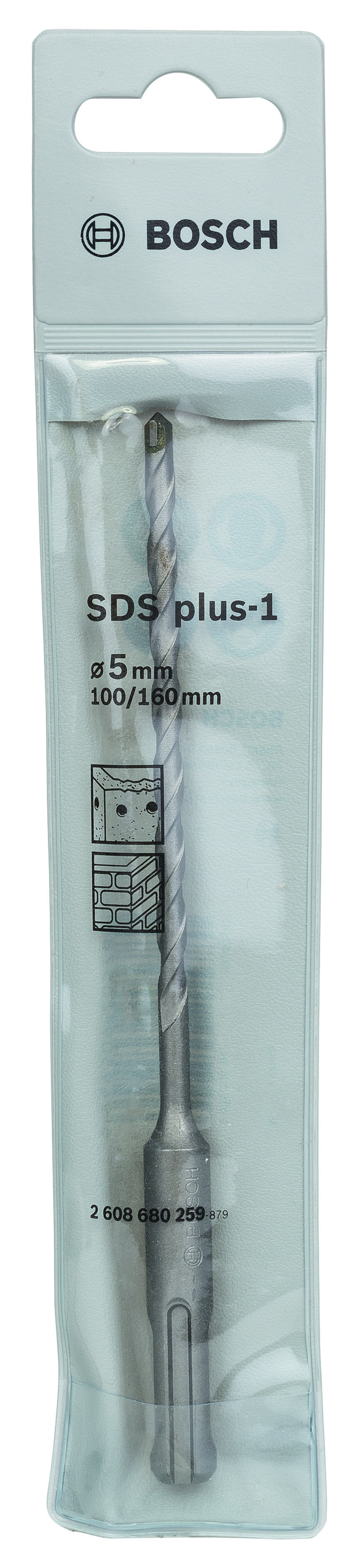 Bosch SDS-Plus-1 K-Delici Ucu 5*160 mm 1 li