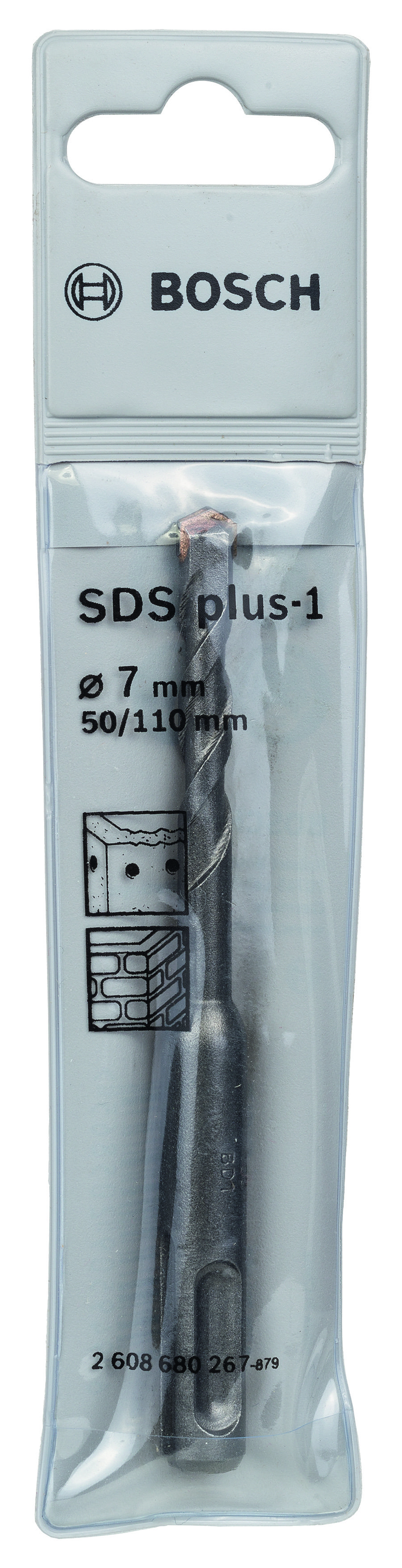 Bosch SDS-Plus-1 K-Delici Ucu 7*110 mm 1 li
