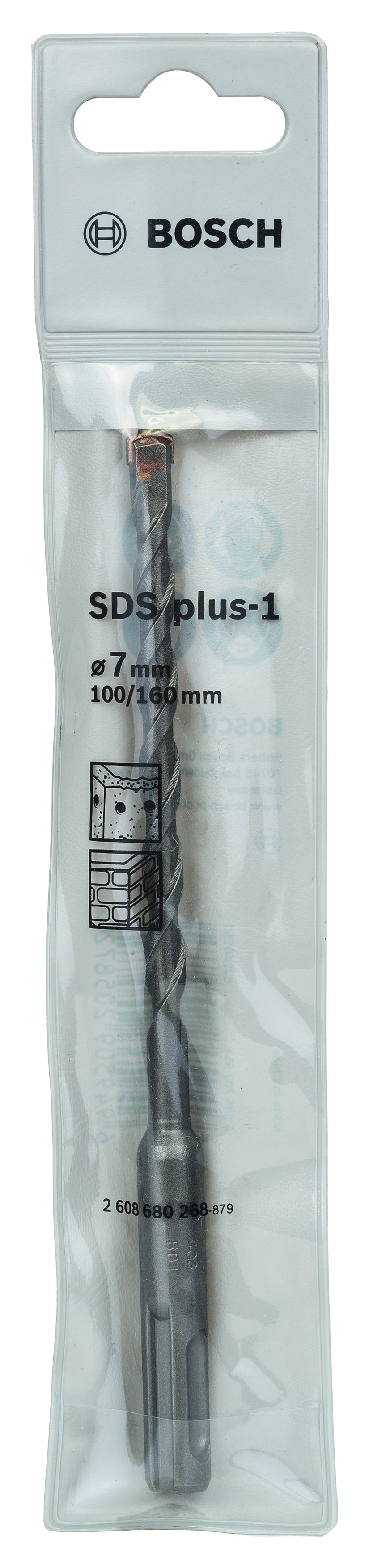 Bosch SDS-Plus-1 K-Delici Ucu 7*160 mm 1 li