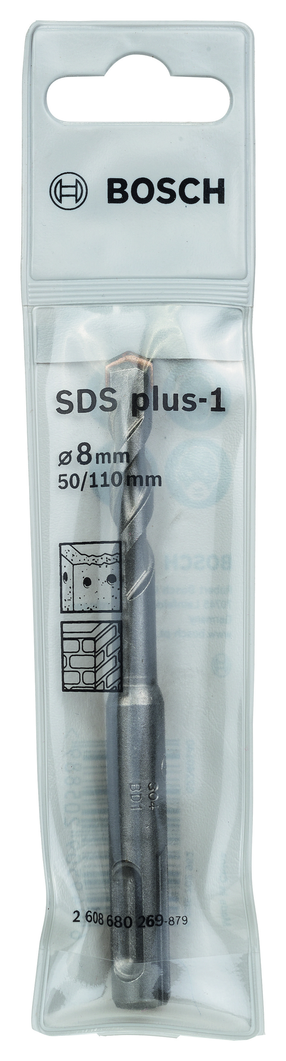 Bosch SDS-Plus-1 K-Delici Ucu 8*110 mm 1 li