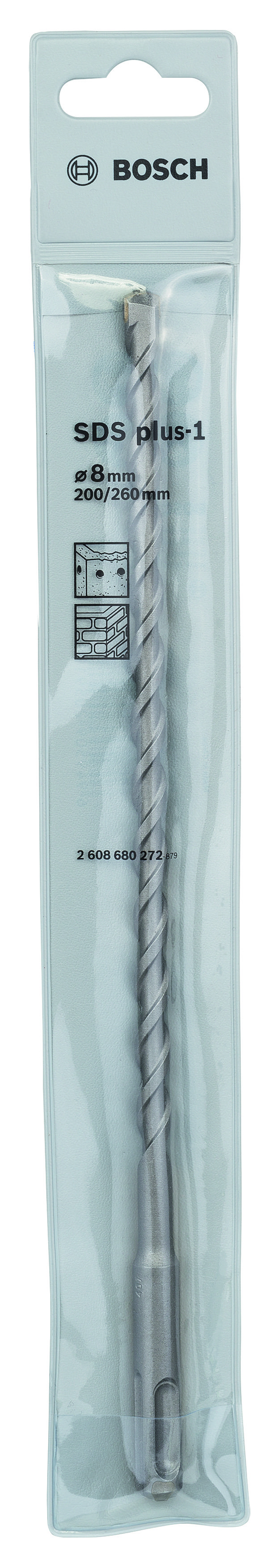 Bosch SDS-Plus-1 K-Delici Ucu 8*260 mm 1 li