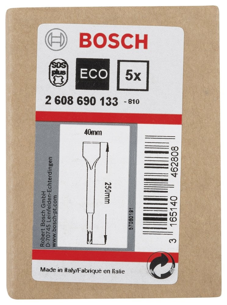 Bosch PRO SDS-Plus-4C Yassı Keski 250*40 mm 5 li