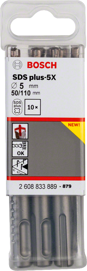 Bosch PRO SDS-Plus-5X K-Delici Ucu 5*110 mm 10 lu