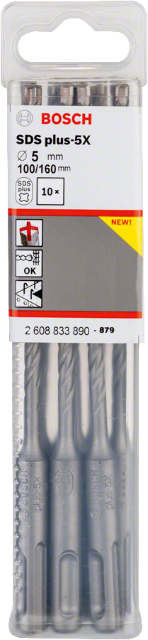 Bosch PRO SDS-Plus-5X K-Delici Ucu 5*160 mm 10 lu