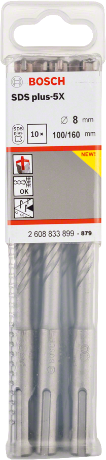 Bosch PRO SDS-Plus-5X K-Delici Ucu 8*160 mm 10 lu