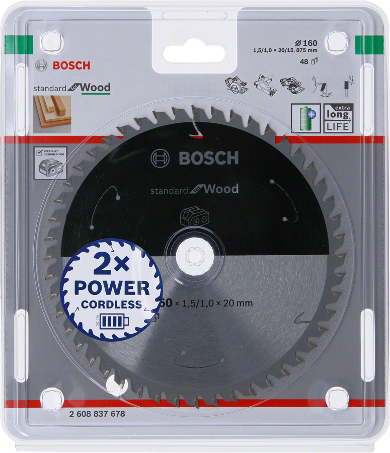 Bosch PRO Wood Daire Test. Bıç. 160*20 mm 48 D E/C