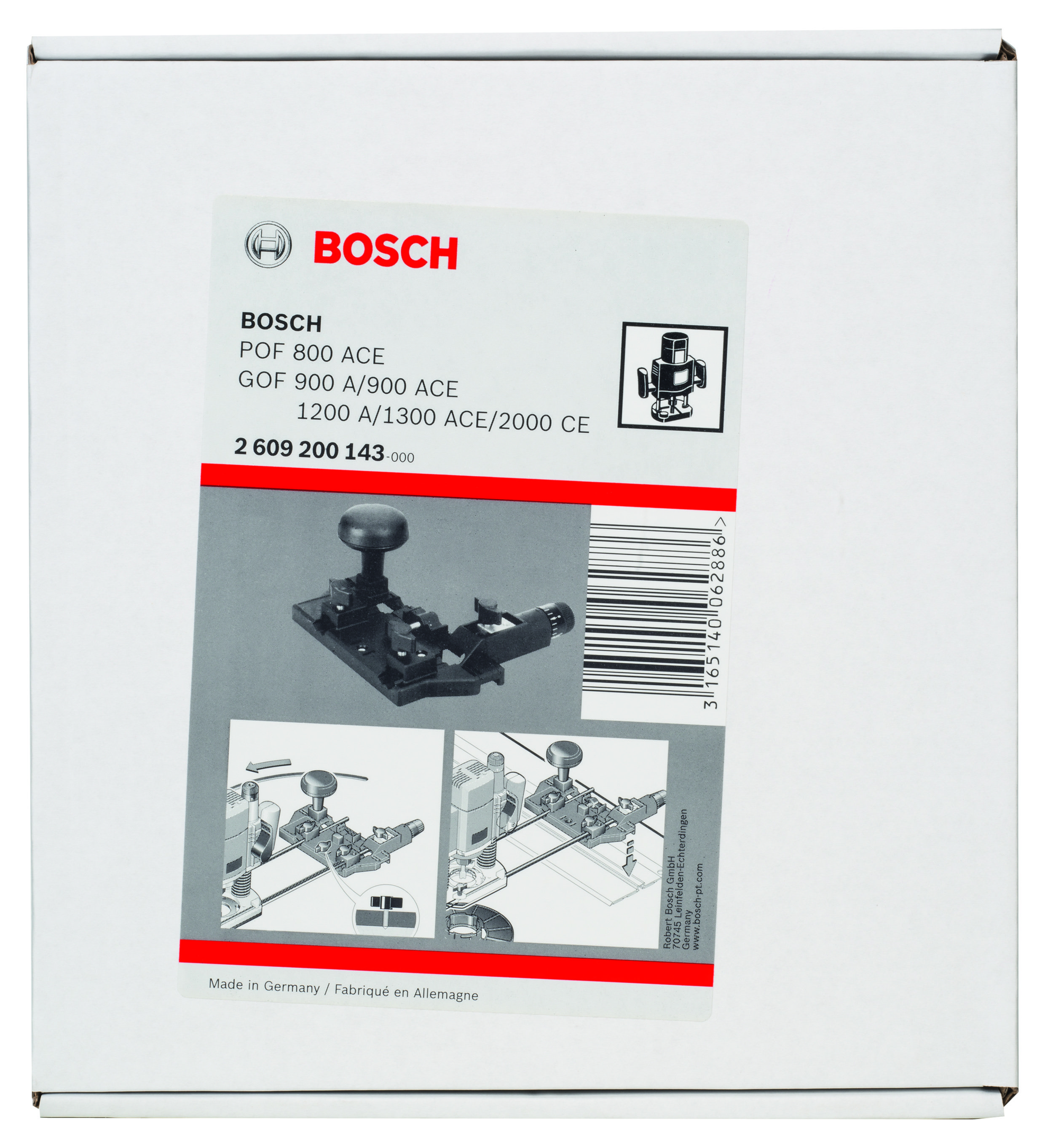 Bosch Freze Kavisli Kesim Klavuzu GMF/GOF/POF