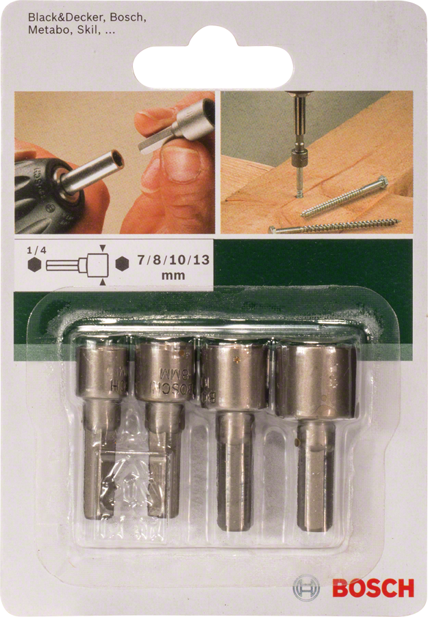 Bosch DIY Lokma Anahtar Ucu Seti 4 lü