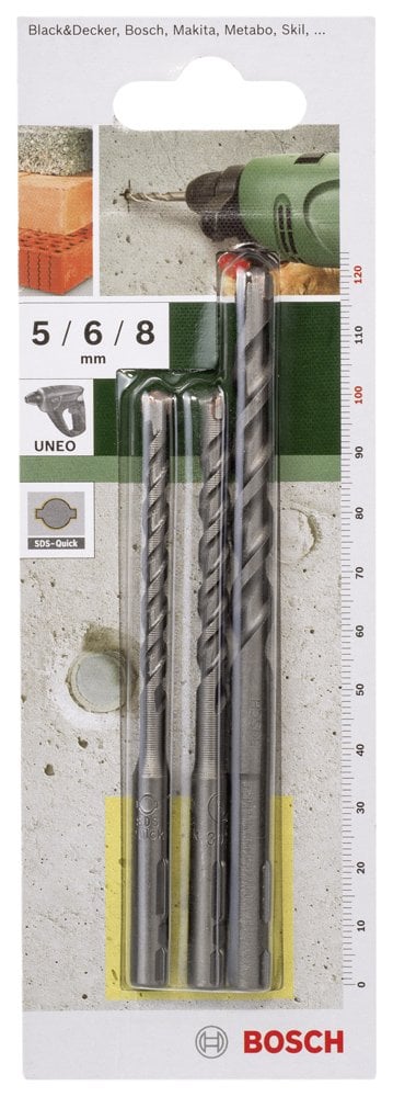 Bosch SDS-Q Beton Matkap Uç Set 5-6-8 mm