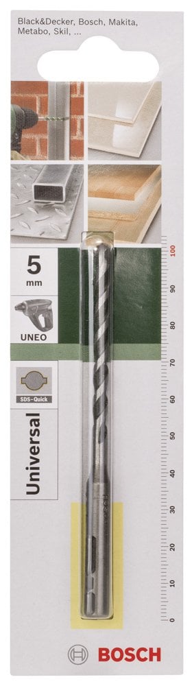 Bosch SDS-Q Çok Amaçlı Matkap Ucu 5*100 mm