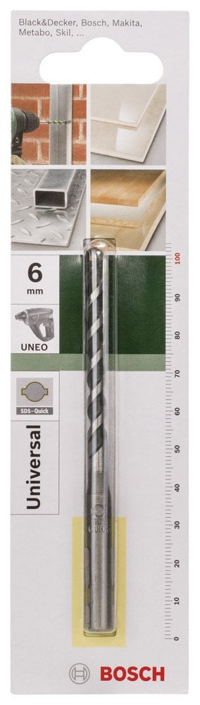 Bosch SDS-Q Çok Amaçlı Matkap Ucu 6*100 mm