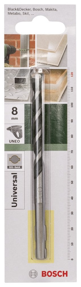 Bosch SDS-Q Çok Amaçlı Matkap Ucu 8*120 mm