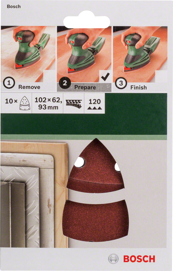 Bosch DIY 102*62*93 mm PSM Univ. 120 K. 10 lu